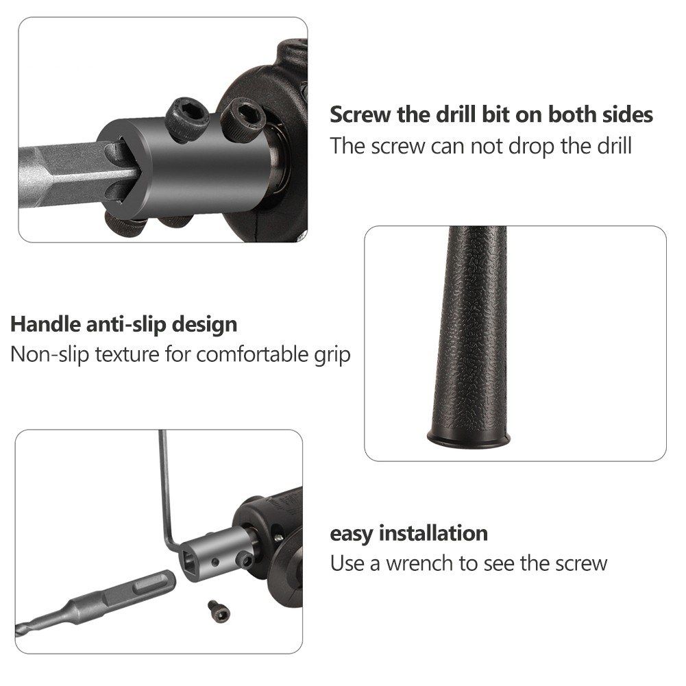 Electric Drill To Electric Hammer Conversion Tool Set Quick