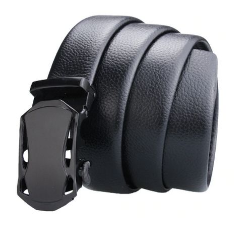 Executive Men's Leather Belt-Black