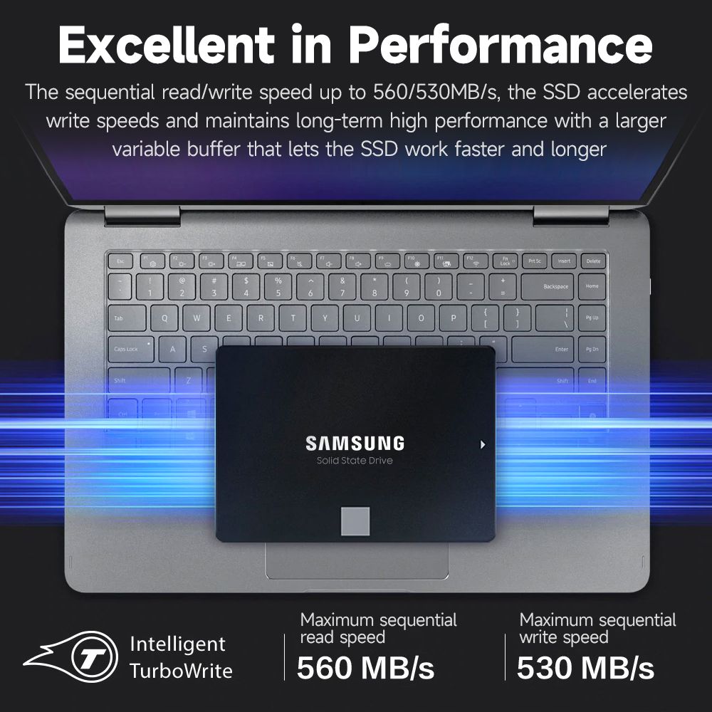 870 EVO 2TB 2.5 Inch SATA SSD Solid State Drive