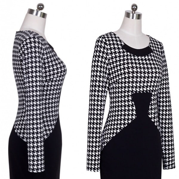 Long Sleeve Spring Retro Dress