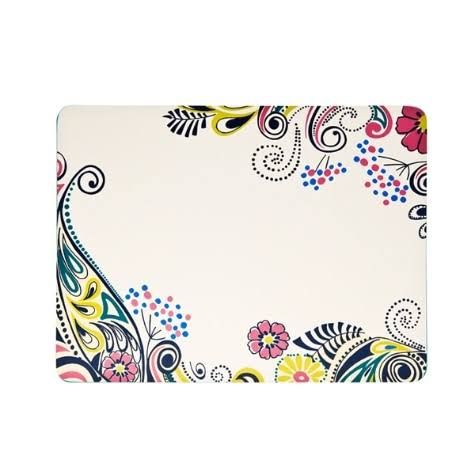 Monsoon Cosmic Cream 4 X Wooden Placemats