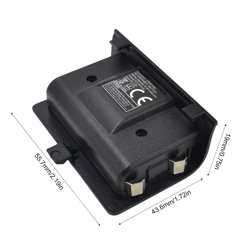 2400mAh Rechargeable Battery With USB Charging Cable For Xbox One Gamepad-black
