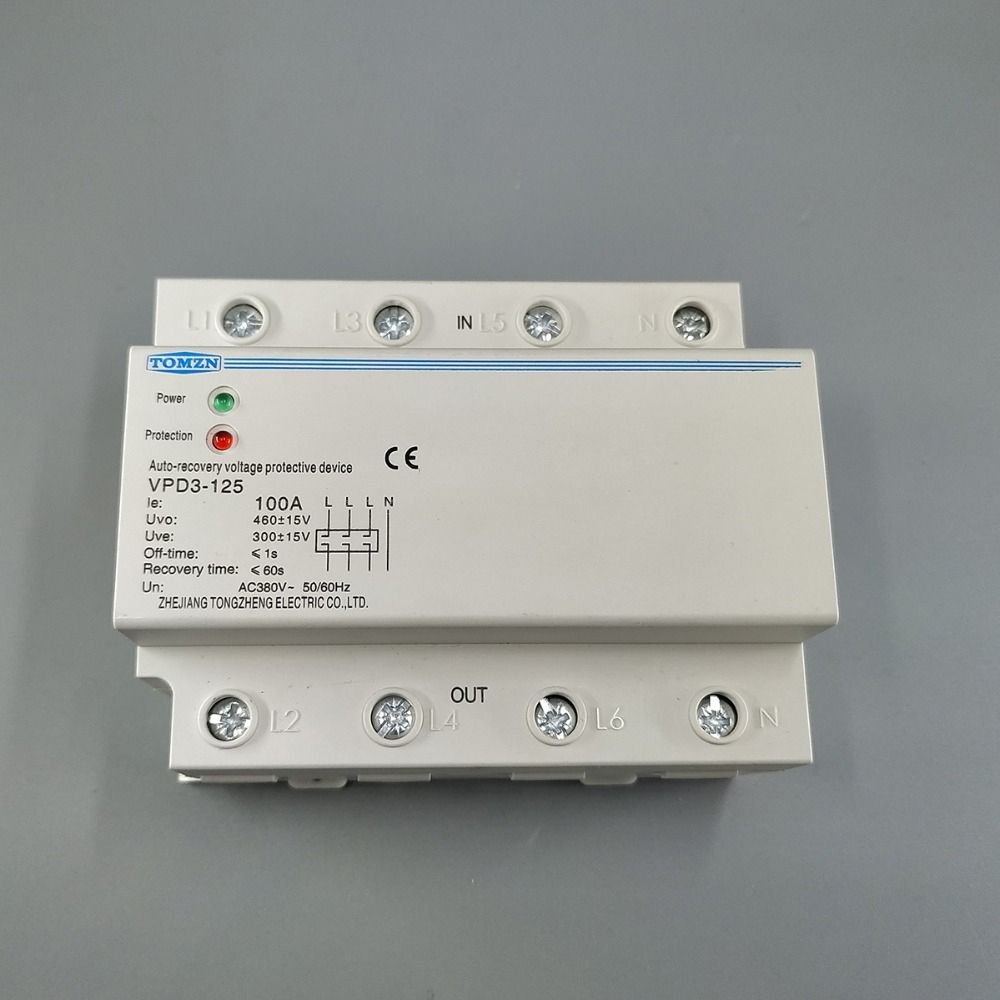 380V Recovery 100A Automatic Wire Phase Four Din Three Rail