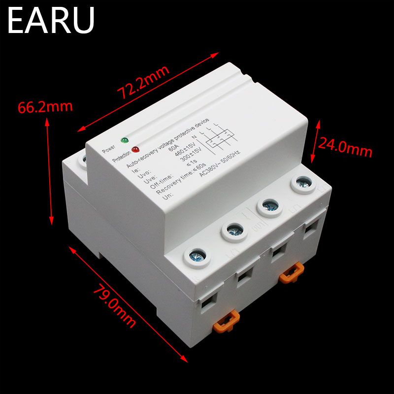 Restore Automatic 3P+N 1pc 380V Self Din 60A Recovery Rail