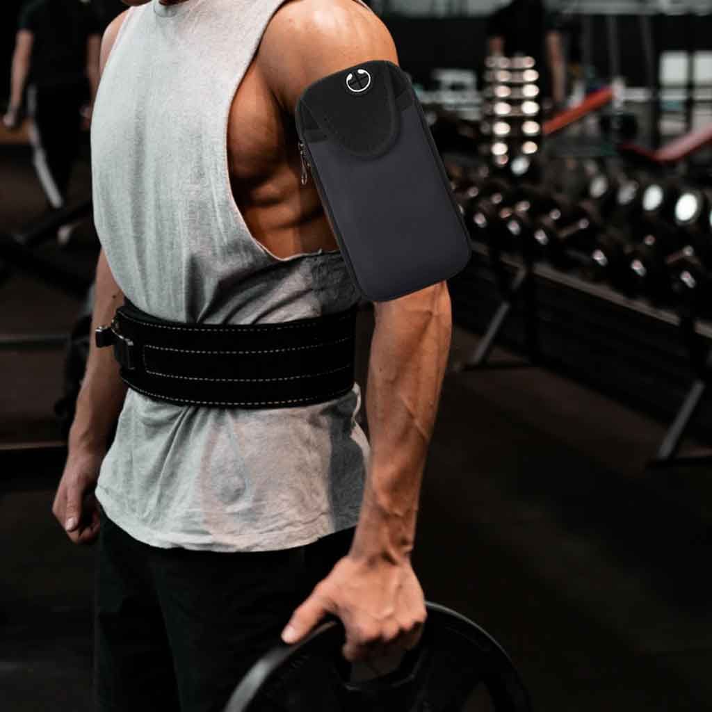 Sports Armband, Running Gym Universal Smartphone Arm Black