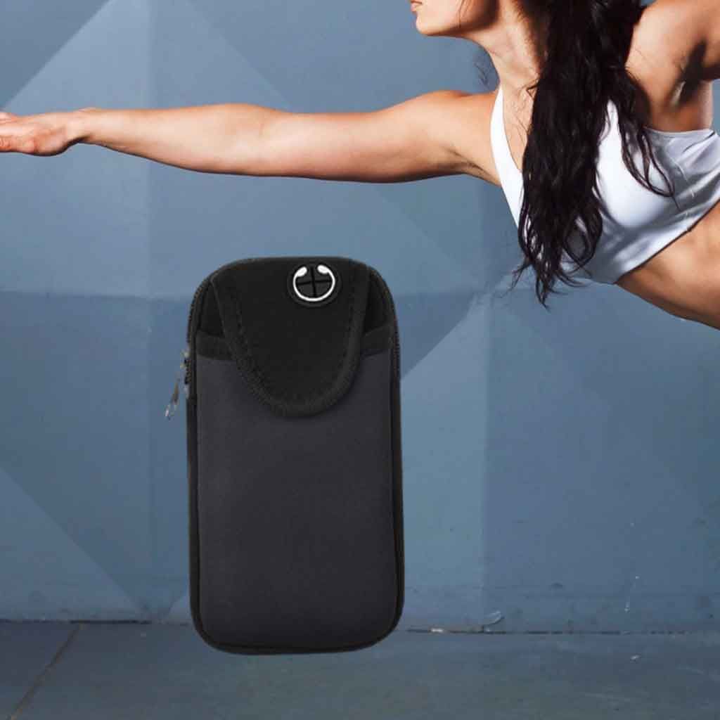 Sports Armband, Running Gym Universal Smartphone Arm Black
