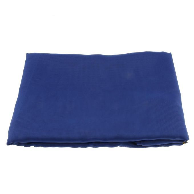 Glitter Sequins Trimmed Chiffon Shawl Belly Dance Scarf Royal Blue