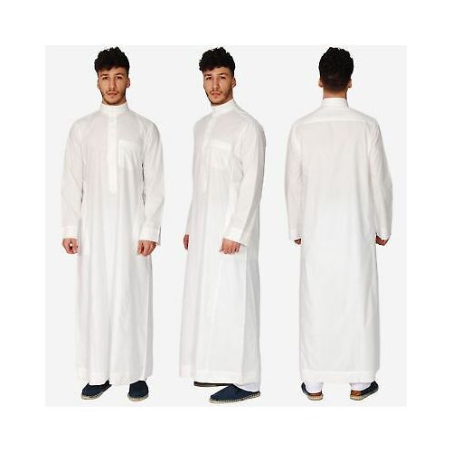 Plain White Jalabia(Unisex)