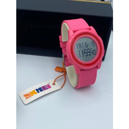 Unisex Digital Wristwatch- Pink