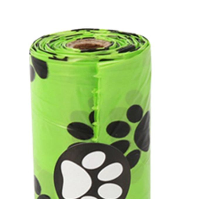 Unscented Doggy Waste Dog Poop Bags With Dispenser Pet Poo Bag 8 Rolls