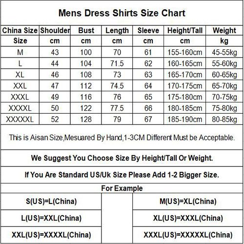 Mens Long Dress Shirts Business Shirt For Men-Blue