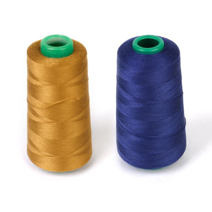 4 Spools Mixed Color 100% Polyester Sewing Quilting Threads Set All