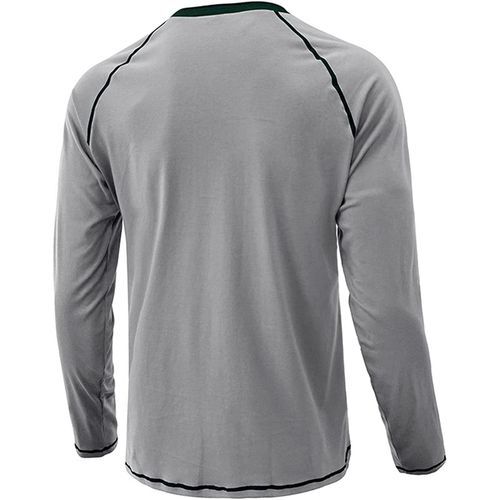Men's Henley Shirt Long Sleeve Top Casual Slim Fit T Shirts