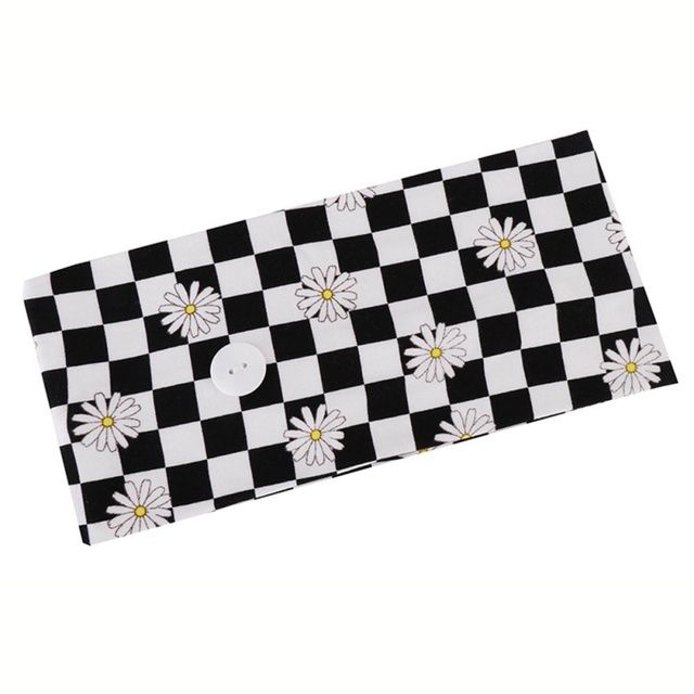 New Women Floral Headband Wide Strtch Hairbands Cross On B