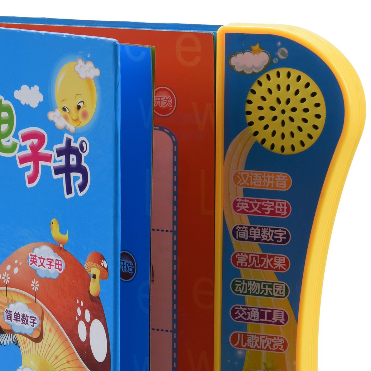 Chinese/English Ebook Kids English Touchpad Voice Learning
