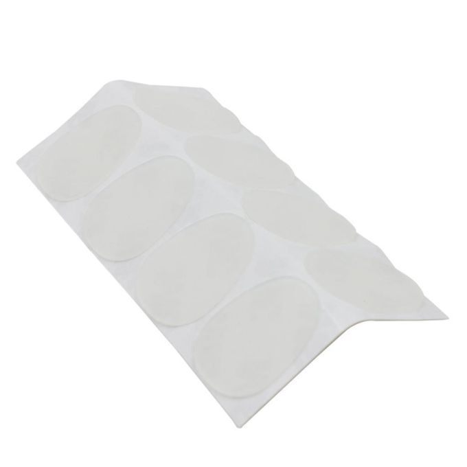 8Pcs Silicone Tenor Sax Mouthpiece  Pads 0.3mm White For