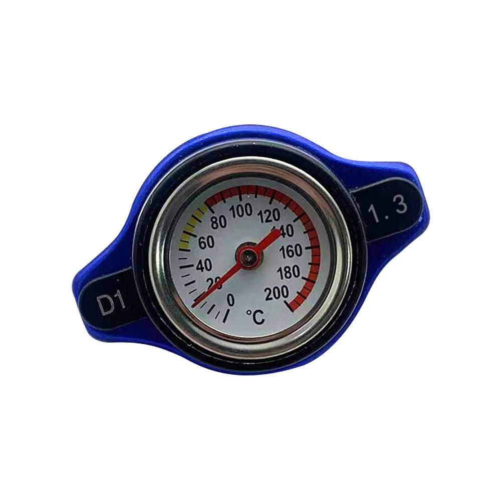 Universal Car High Pressure Radiator Cap with Temperature Gauge Sealing Cover 1.3Bar