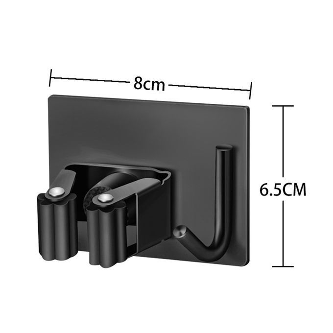 Wall Mounted Self Adhesive Broom Clip Holder Storage Choice 2