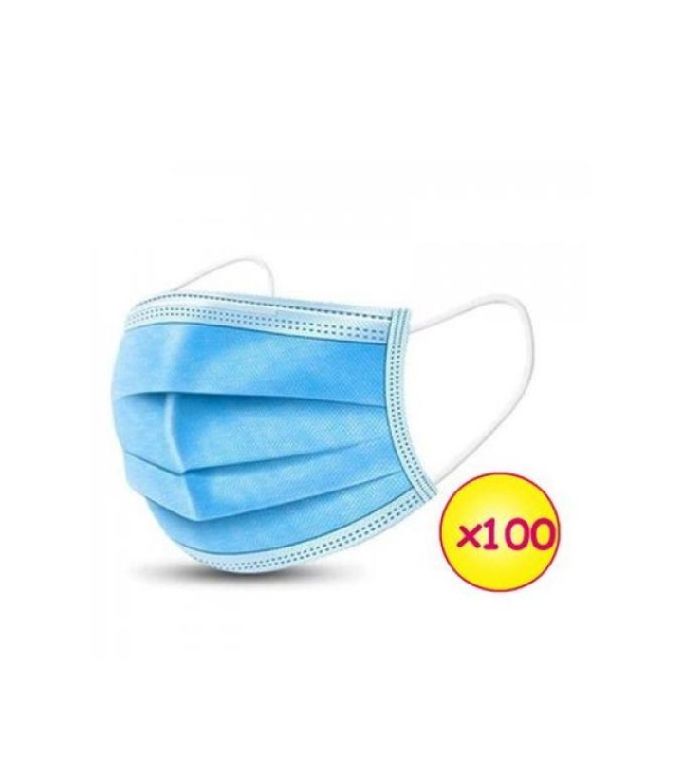 3 PLY SURGICAL PROTECTIVE FACE MASK- 100PCS
