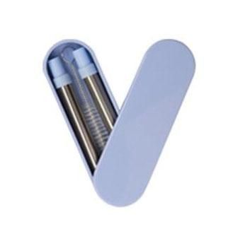 Portable Stainless Steel Telescopic Straw Set Household Outdoor Portable Folding Silicone Recyclable Straw