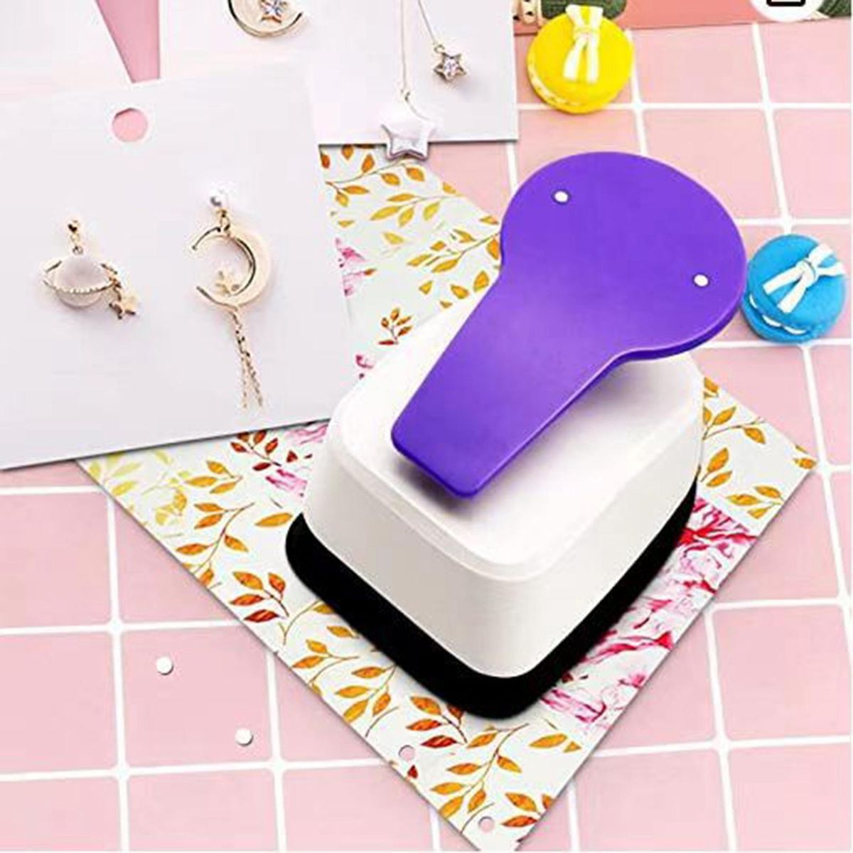 Paper Puncher Cardboard Office Arts Craft Projects Tool