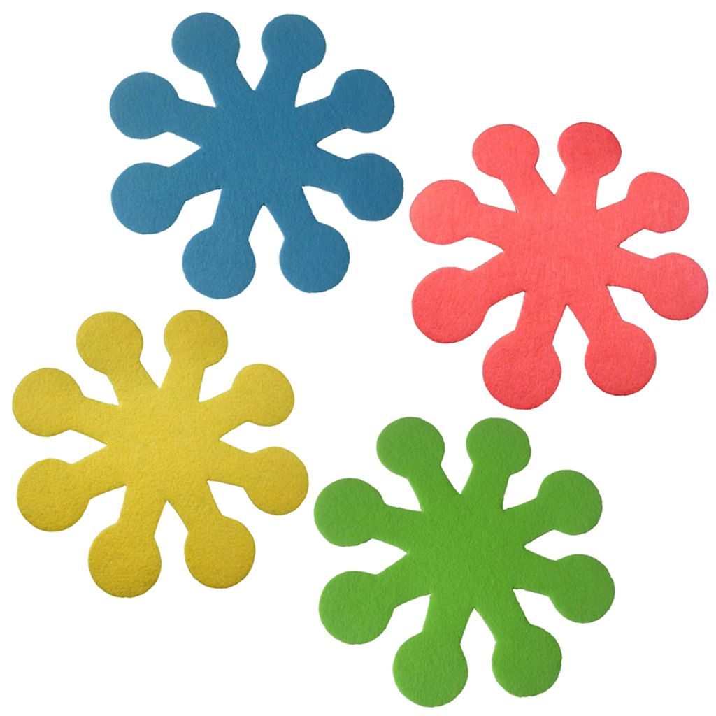 4 PCS Pot Holders  Heat Resistant  Insulation Pad Bowl Mat Coaster