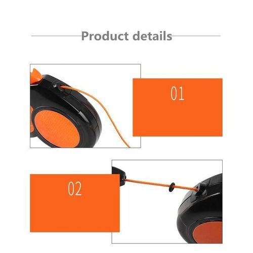3m Retractable Dog Leash Reflective Tape Dog Leashes Nylon Extending Puppy Walking Running Dogs Leads Traction Rope