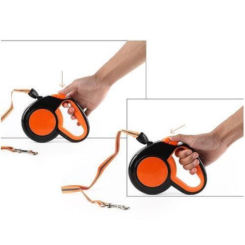 3m Retractable Dog Leash Reflective Tape Dog Leashes Nylon Extending Puppy Walking Running Dogs Leads Traction Rope