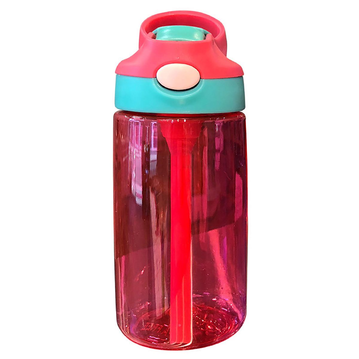 Portable Adult Kids Cute Leak-Proof Sport Juice Water-Red