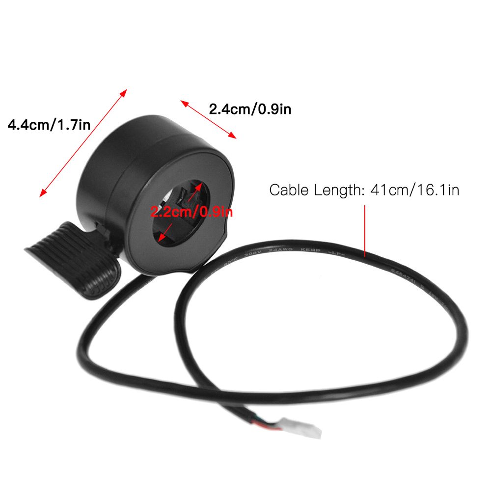 Electric Bike Thumb Throttle Universal E-bike Thumb Throttle