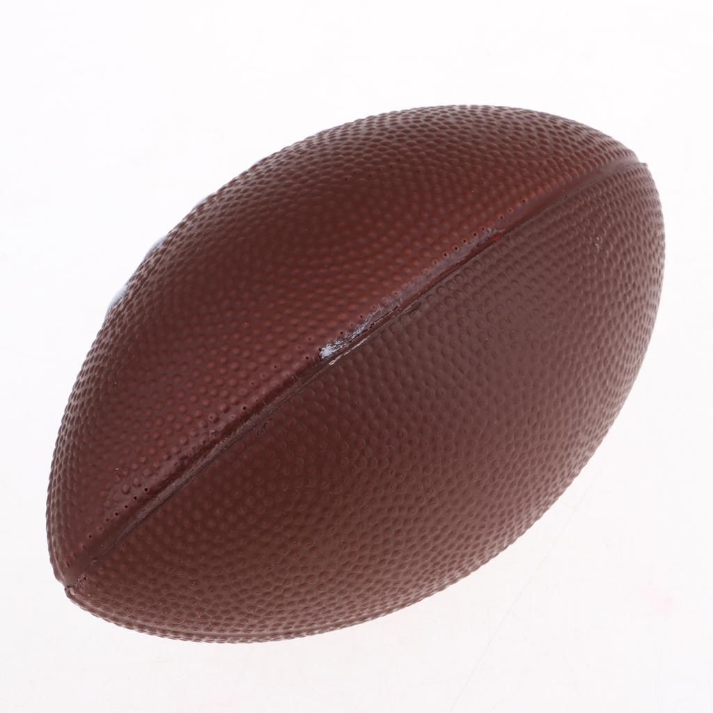 2x PU Foam Air Inflation Free American Football Training Ball For Kids