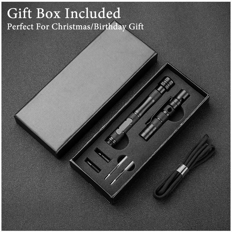 Multi-Function Self  Tactical Pen Handnner Whistle Screwdriver Window Breaker DIY Outdoor Survival EDC Tool Fun Gift