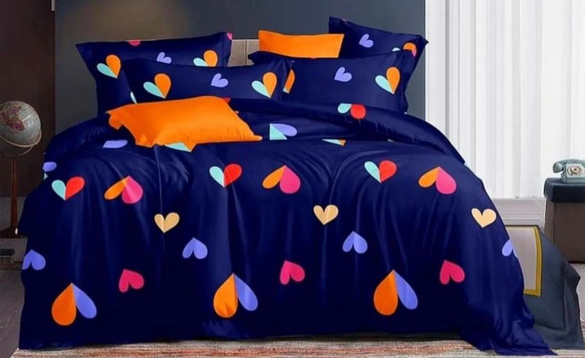 Design Bedsheet With 4pillowcase (NO DUVET)