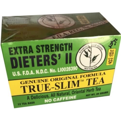 Dieters True Slim Tea – Extra Strength – 12 Tea Bags