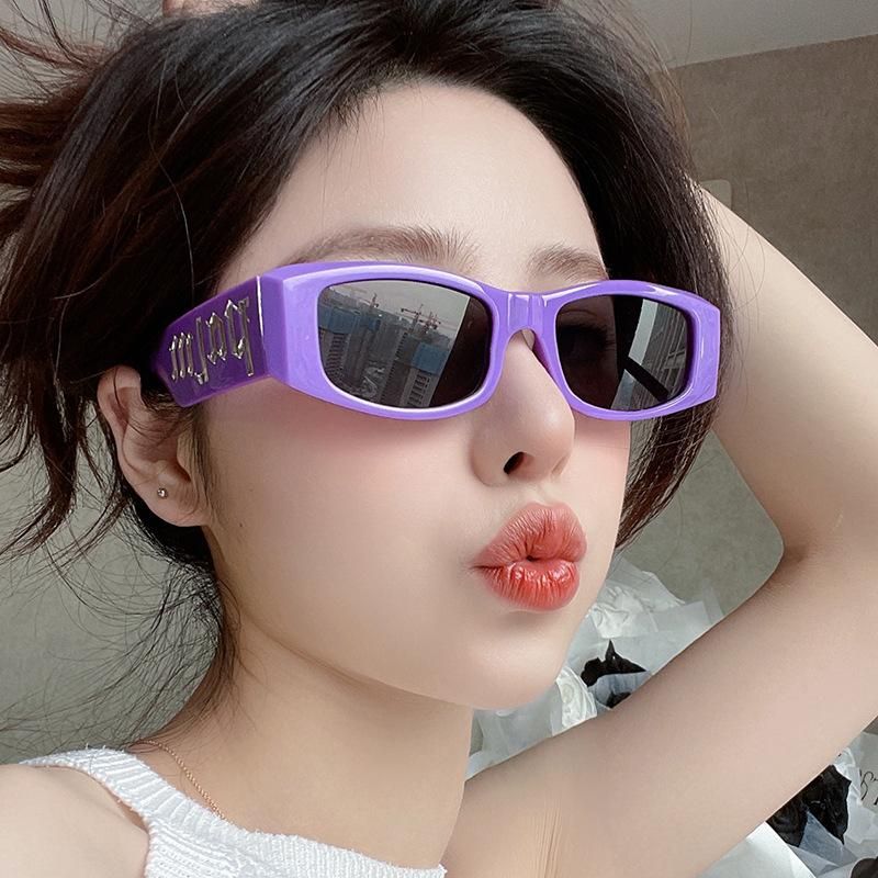 Women's Sunglasses Square Punk Sunglasses Color&Red