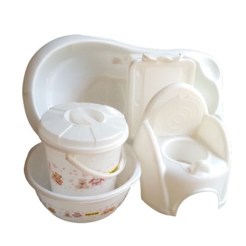 Newborn Baby Bath Set Baby Bathing  Set - 5 Pieces