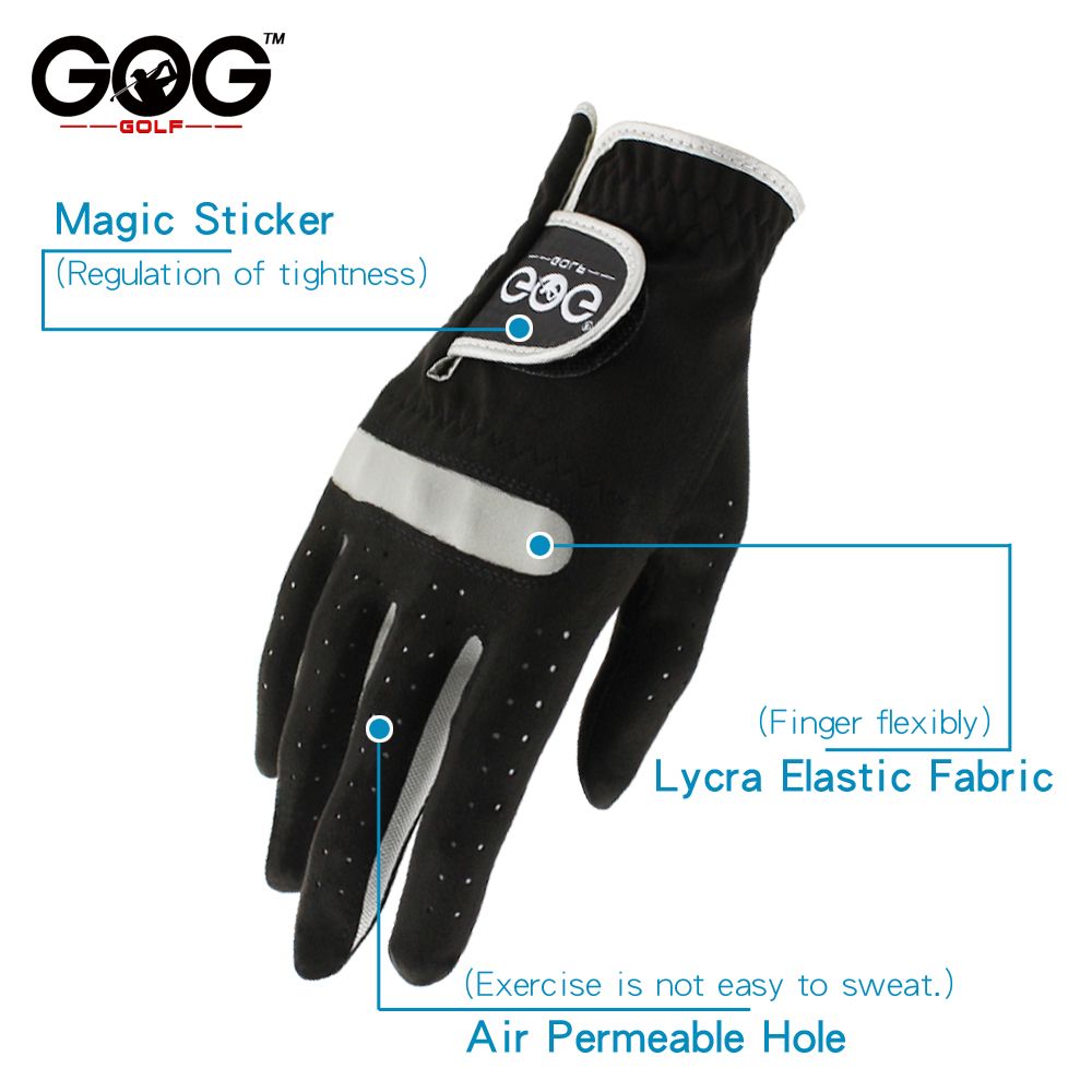 Men's Golf Gloves Gog Golf Micro Soft Fiber Left Right Hand