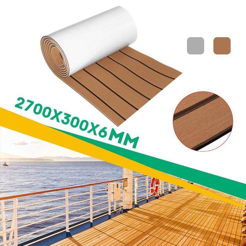 270cm*30cm*6mm EVA Foam Flooring Decking Sheet Marine Boat Brown