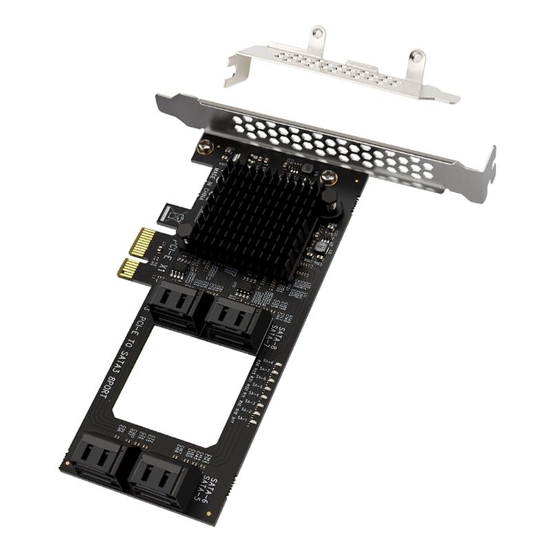 8 Port SATA 3 PCI Express Expansion Card PCI-E SATA Controller PCIE 1X To SATA Card SATA3.0 6Gb