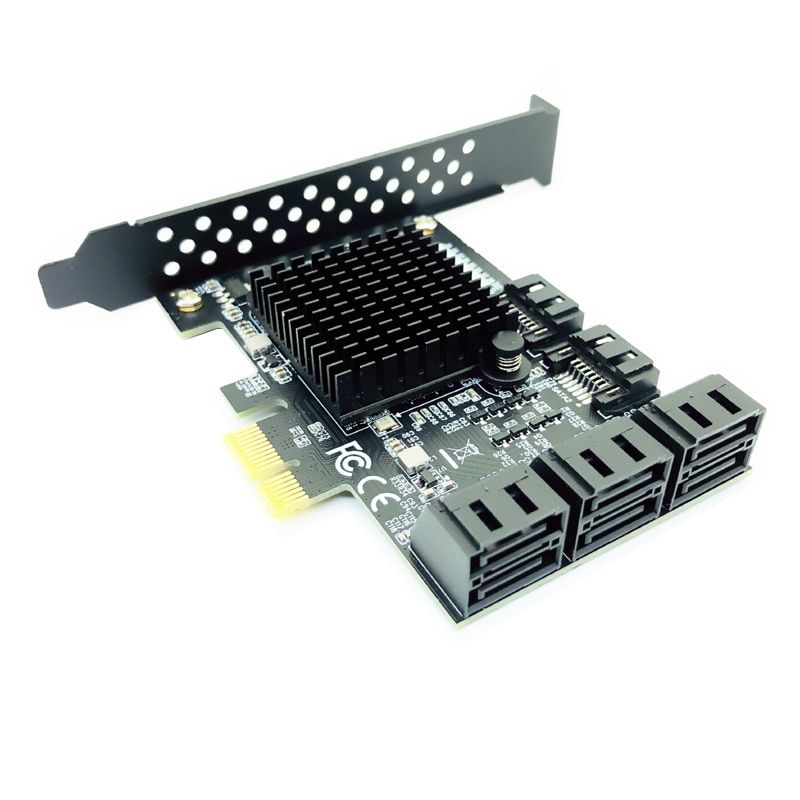8 Port SATA 3 PCI Express Expansion Card PCI-E SATA Controller PCIE 1X To SATA Card SATA3.0 6Gb
