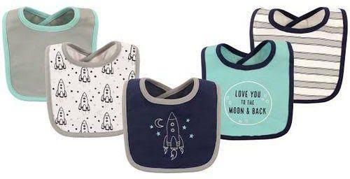 5 In 1 Pack Of Unisex Bibs