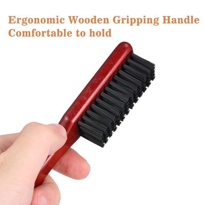 Beard Brush Soft Bristles Wooden Handle Beard Grooming