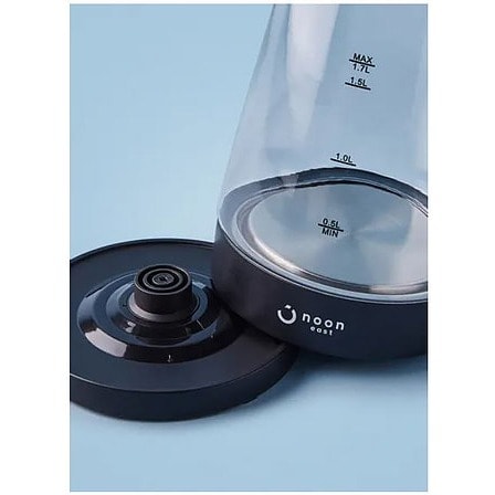 Electric Kettle Glass - 1.7L - 2200W - Black/clear
