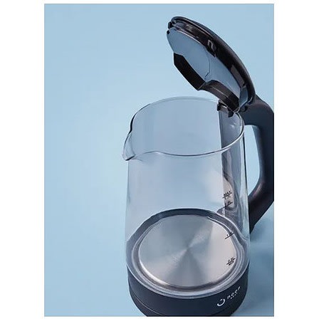 Electric Kettle Glass - 1.7L - 2200W - Black/clear