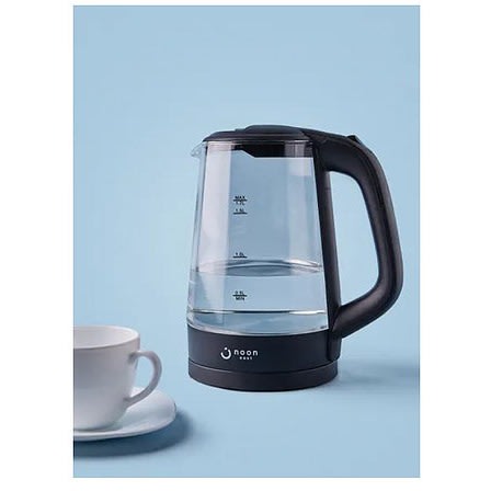 Electric Kettle Glass - 1.7L - 2200W - Black/clear