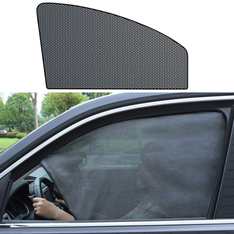 Car Sunshade Magnetic Iron Reflective Mesh Front Window Driving