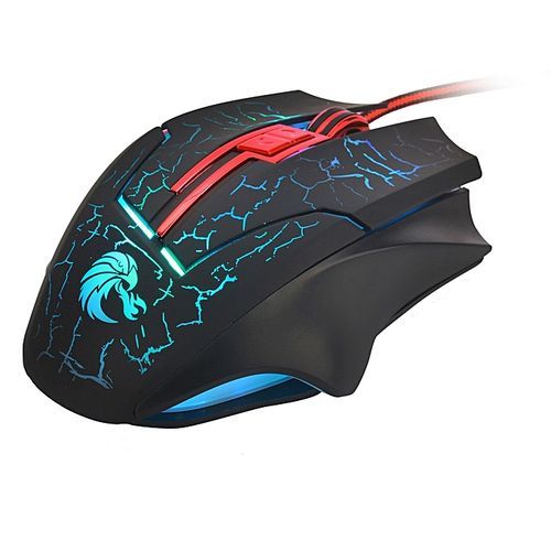 Koaisd Computer Accessories 5500 DPI Optical USB Wired Gaming Mouse Mice For PC Laptop Computer BK