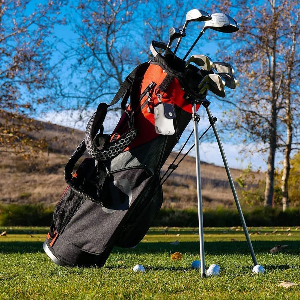 Golf Ball Leather Pouch Golf Ball PU Pocket Ball Holder