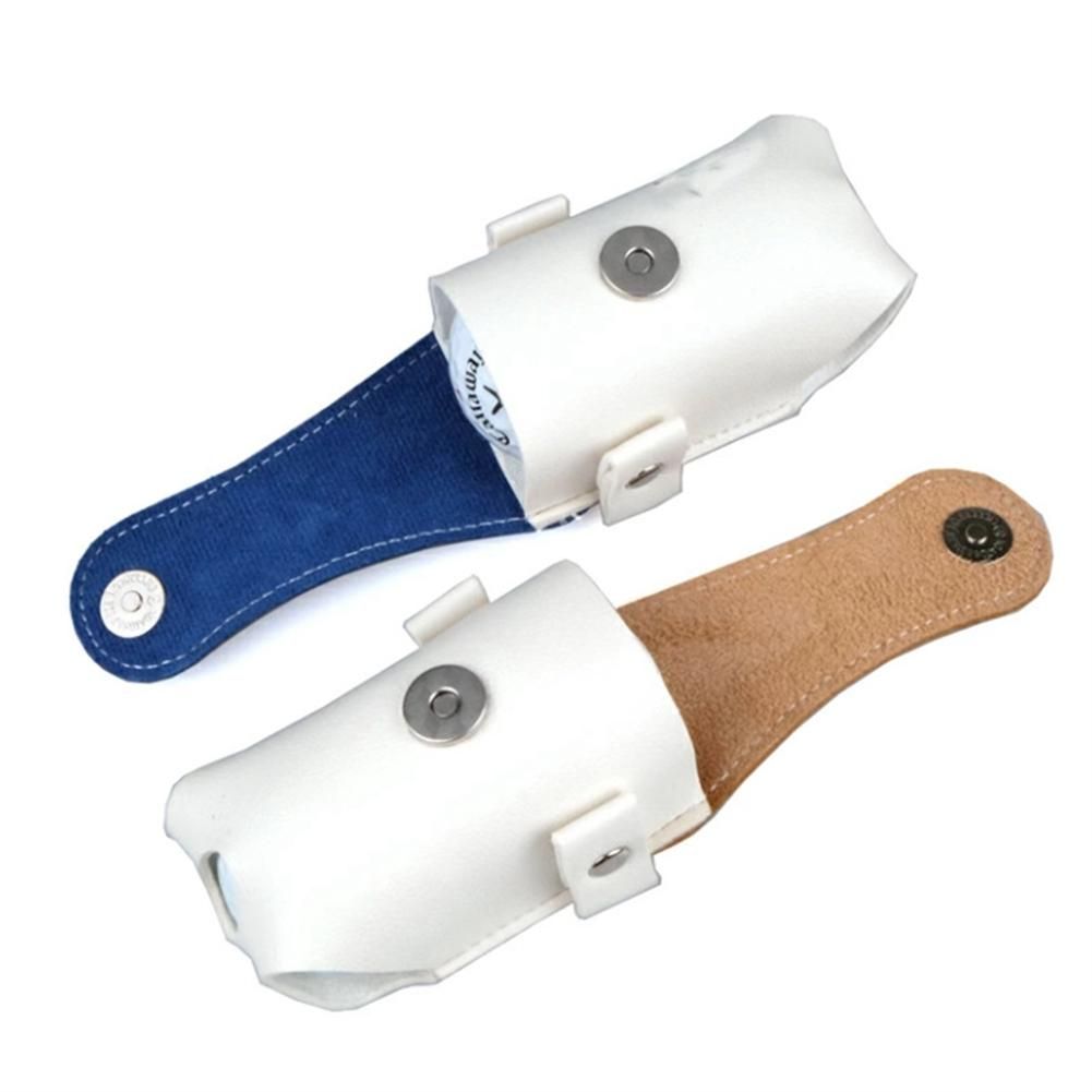 Golf Ball Leather Pouch Golf Ball PU Pocket Ball Holder