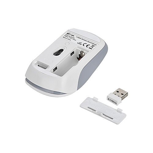 Koaisd Computer Accessories MC-Siate Wireless Optical Mouse 2.4GHz Quality Mice USB 2.0 Receiver For PC WH